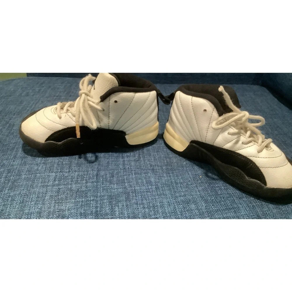 Toddler Air Jordan 12 Retro Athletic Shoes 'Taxi' 850000 125 - Size 10C